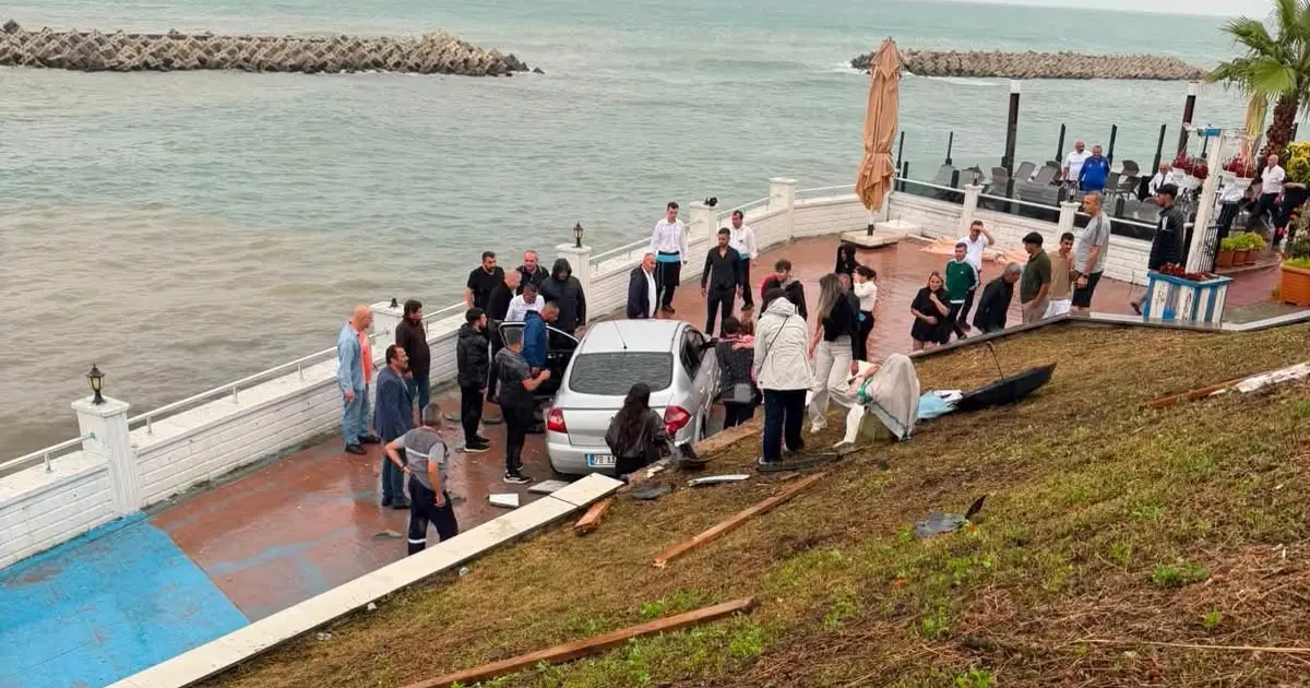 Düzce Akçakoca’da korkutan kaza